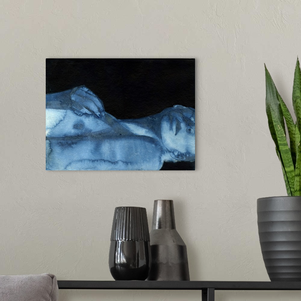 A modern room featuring No. 1 Blue Waters Series