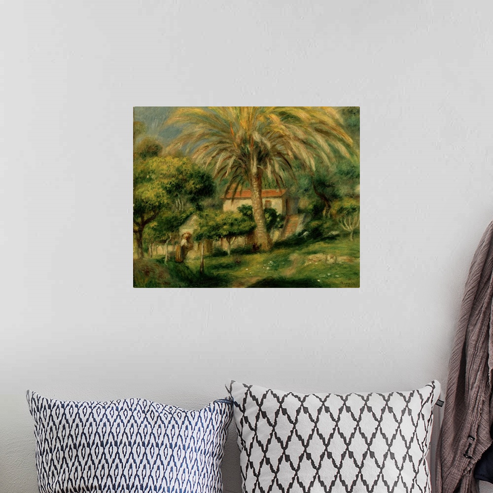 A bohemian room featuring Palm Trees, 1902 (oil on canvas)