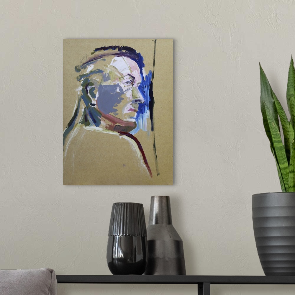 A modern room featuring Portrait In Colour, 2019