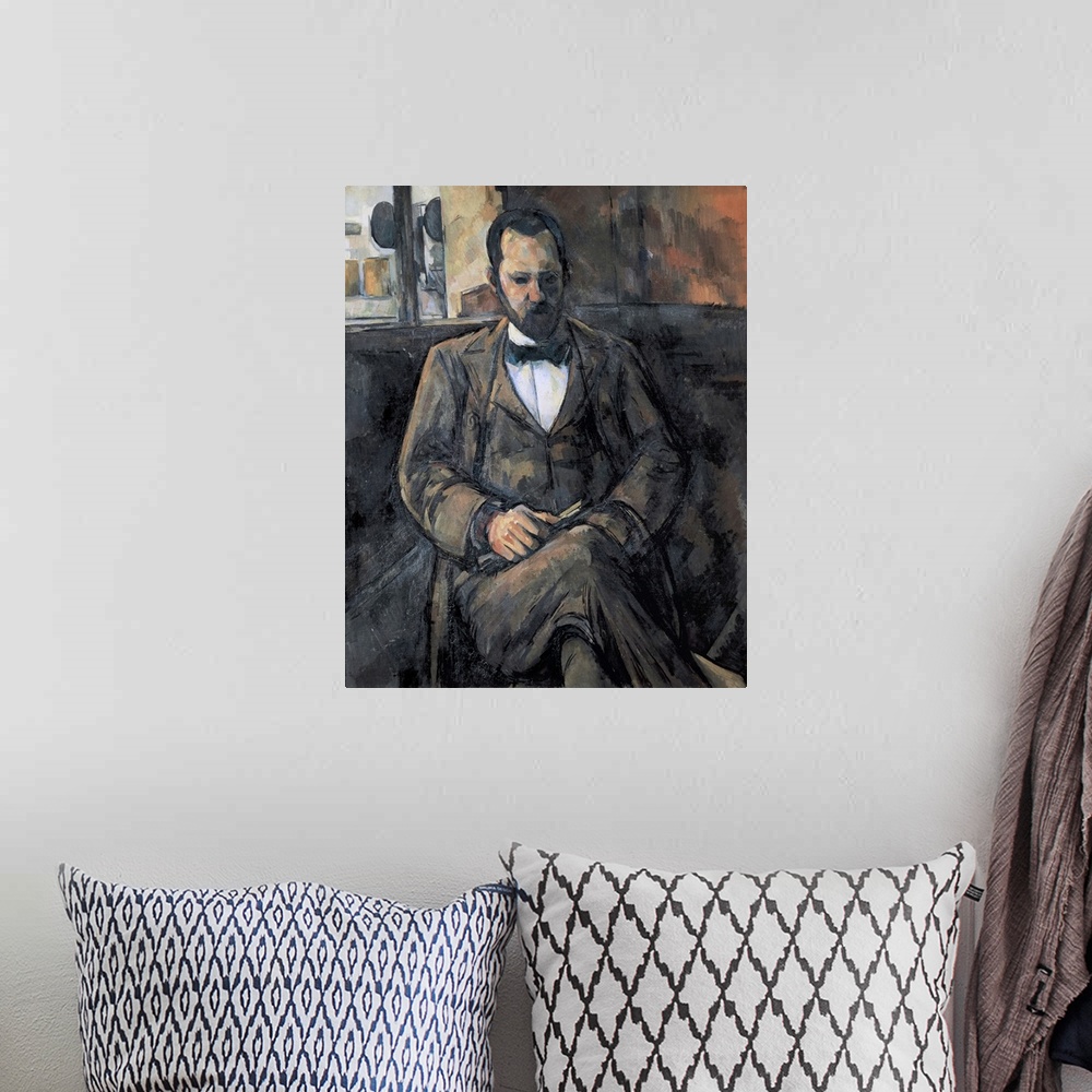 A bohemian room featuring Portrait Of Ambroise Vollard (1866-1939) Art Dealer, 1899