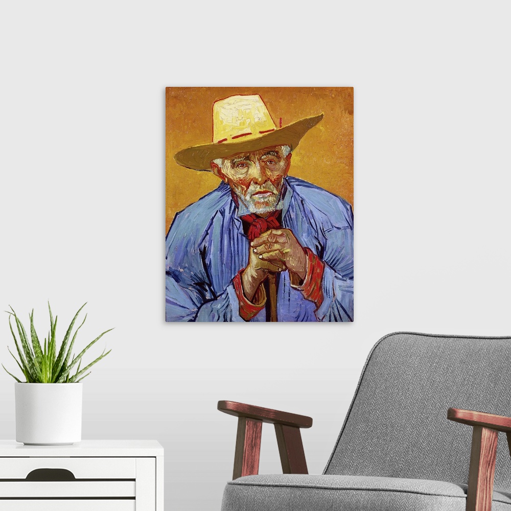 A modern room featuring Portrait Of Patience Escalier, 1888