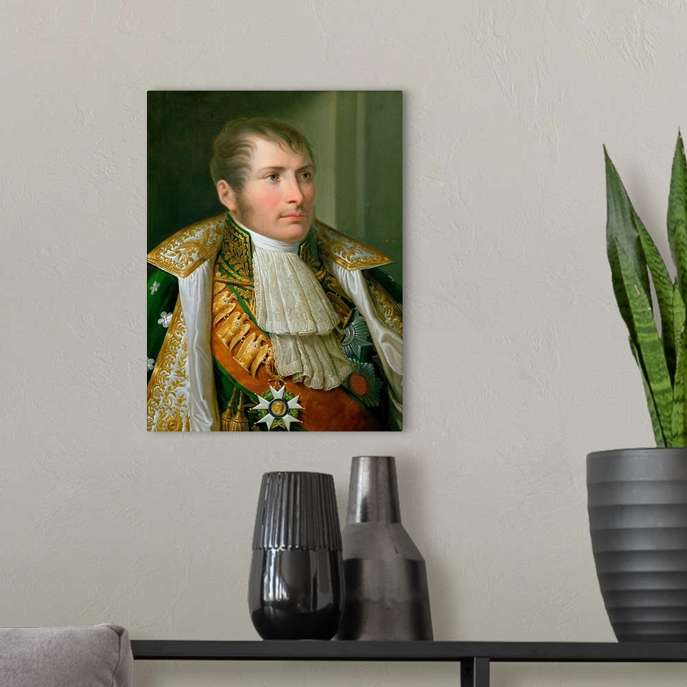 A modern room featuring Portrait of Prince Eugene de Beauharnais Viceroy of Italy and Duke of Leucht