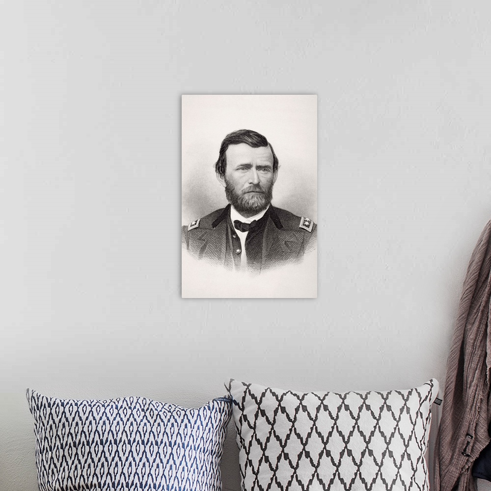 A bohemian room featuring Ulysses S. Grant 1822 to 1885. Union general in American Civil War and 18th president of the Unit...