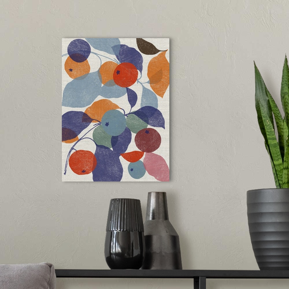 A modern room featuring Printed Apples