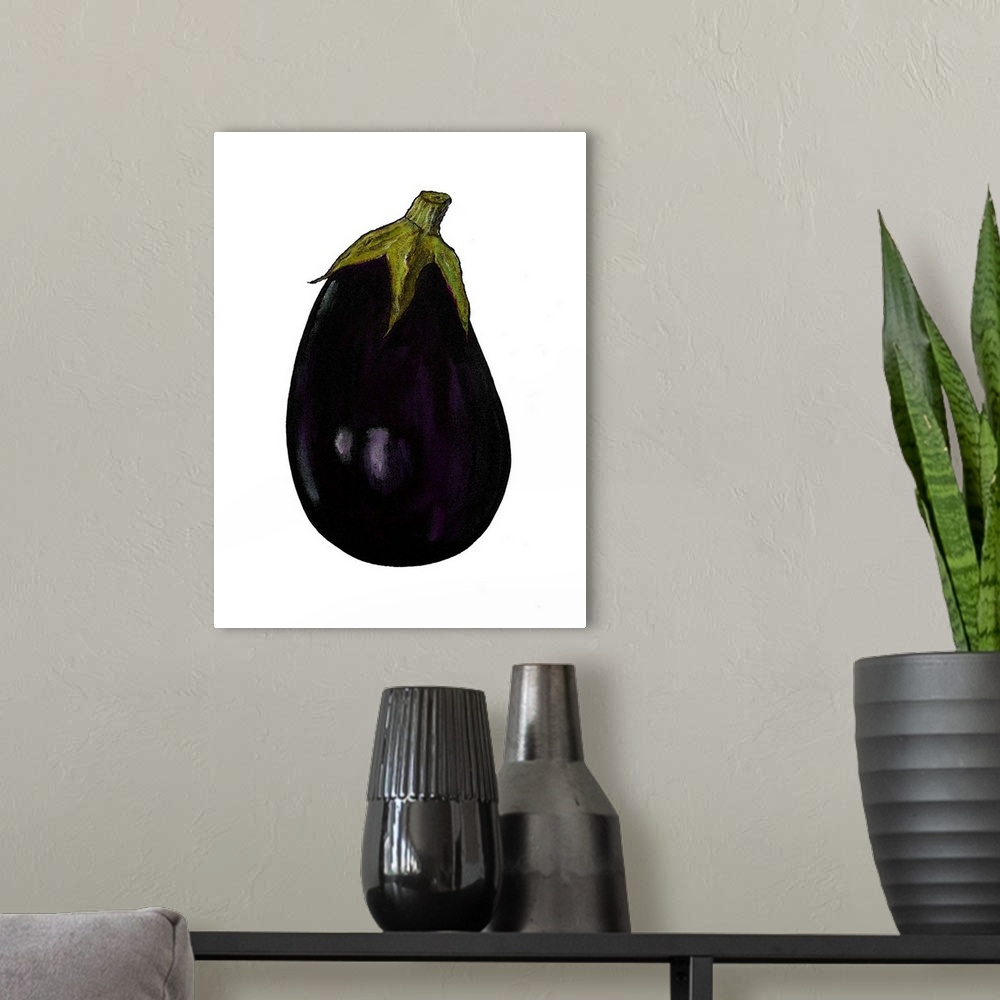 A modern room featuring Purple aubergine by Thompson-Engels, Sarah