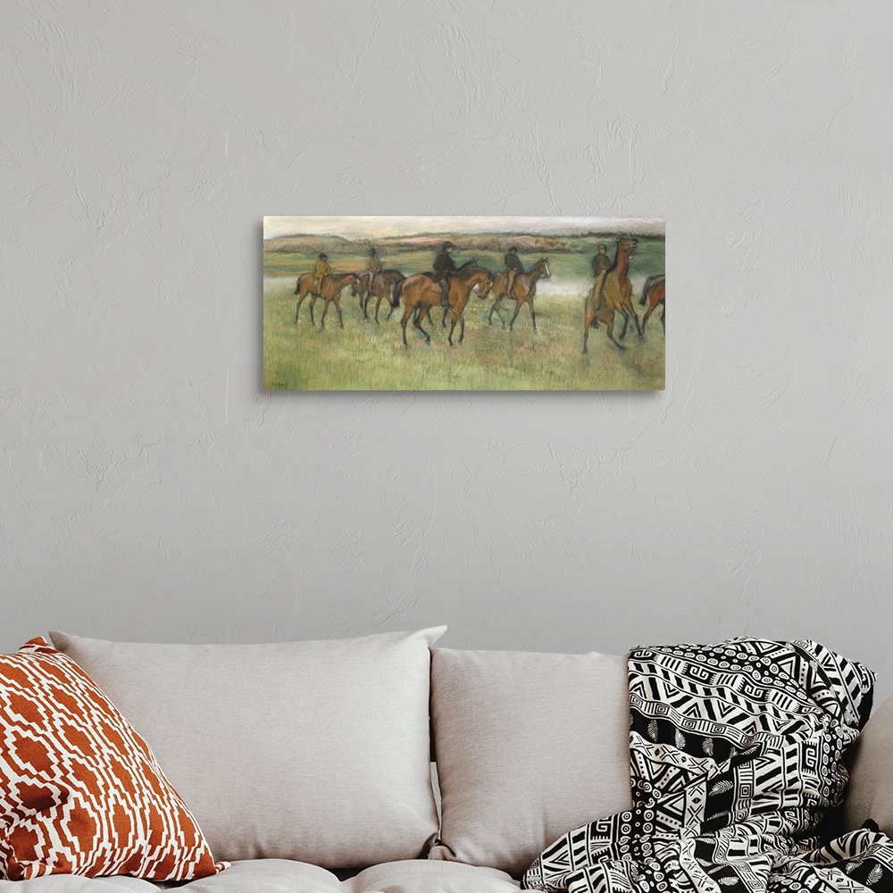 A bohemian room featuring Racehorses