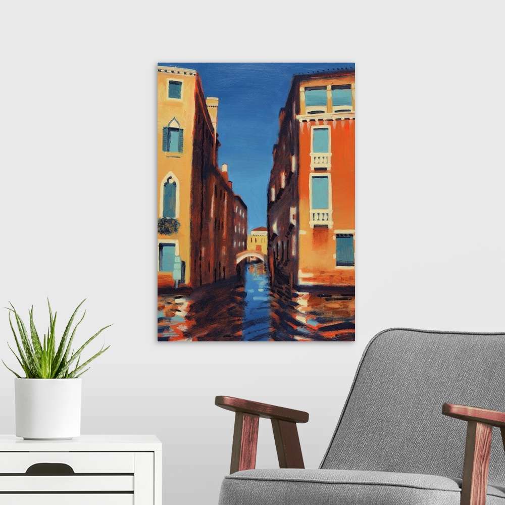 A modern room featuring Rio del Duca, Venice
