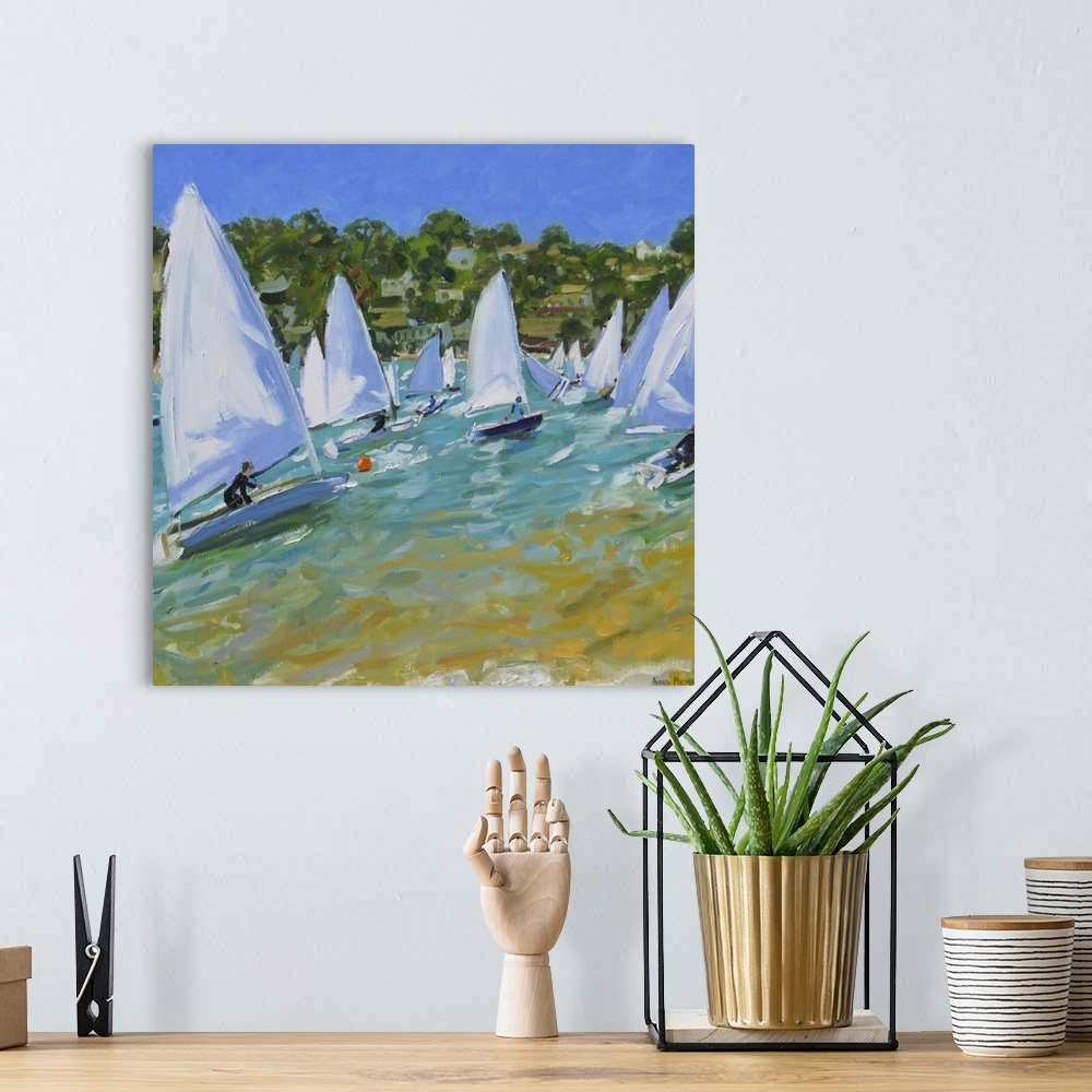 A bohemian room featuring Sailboat Race