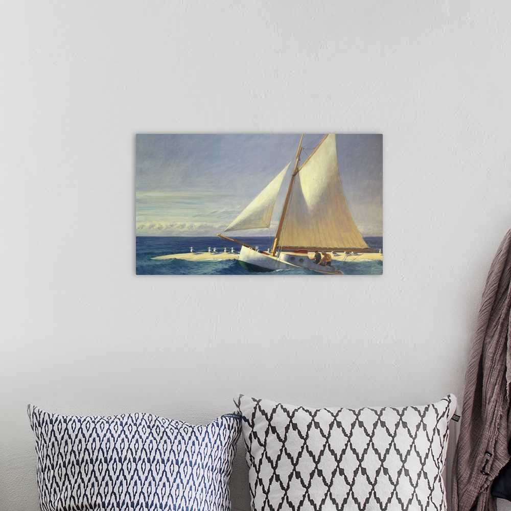 A bohemian room featuring Sailing Boat