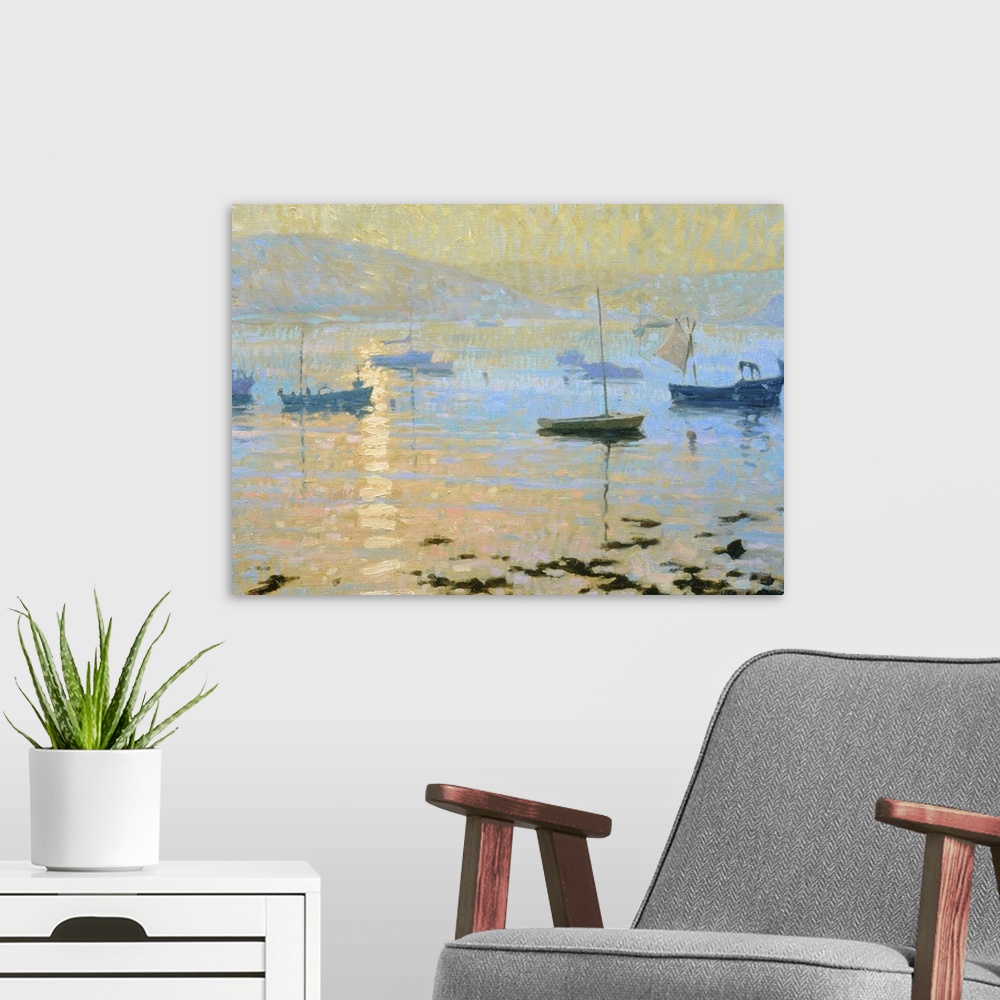 A modern room featuring Sea Mist, Evening Sun, Tresco