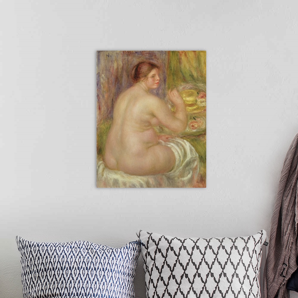 A bohemian room featuring Nu de dos Nude from the Back