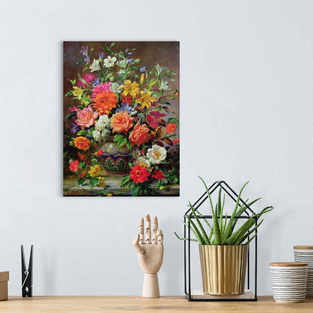 A bohemian room featuring September Flowers, Symbols of Hope and Joy