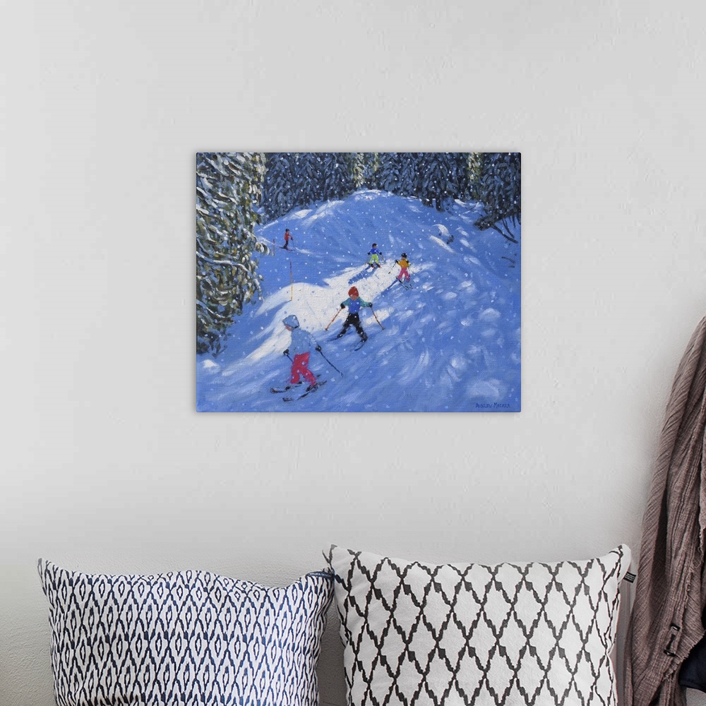 A bohemian room featuring Ski School, Samoens, Grand Massif, France, 2021