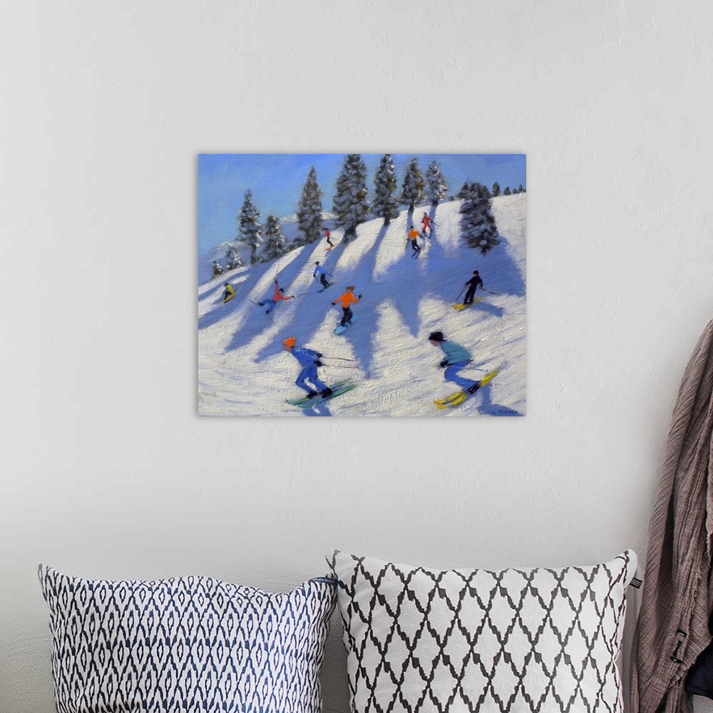 A bohemian room featuring Skiers, Lofer, 2010