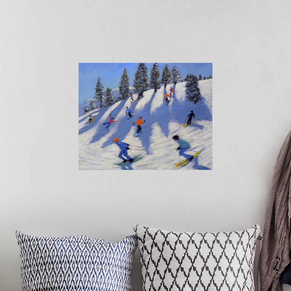 A bohemian room featuring Skiers, Lofer, 2010
