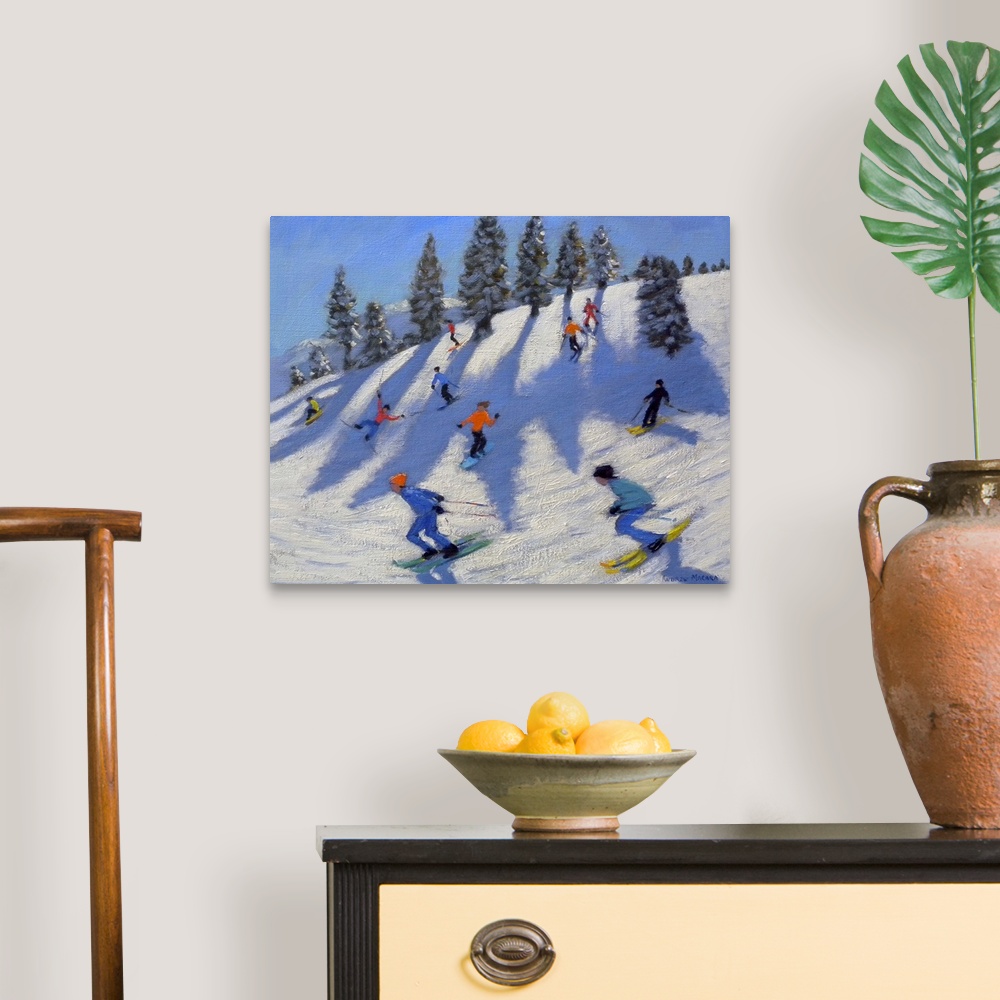 A traditional room featuring Skiers, Lofer, 2010