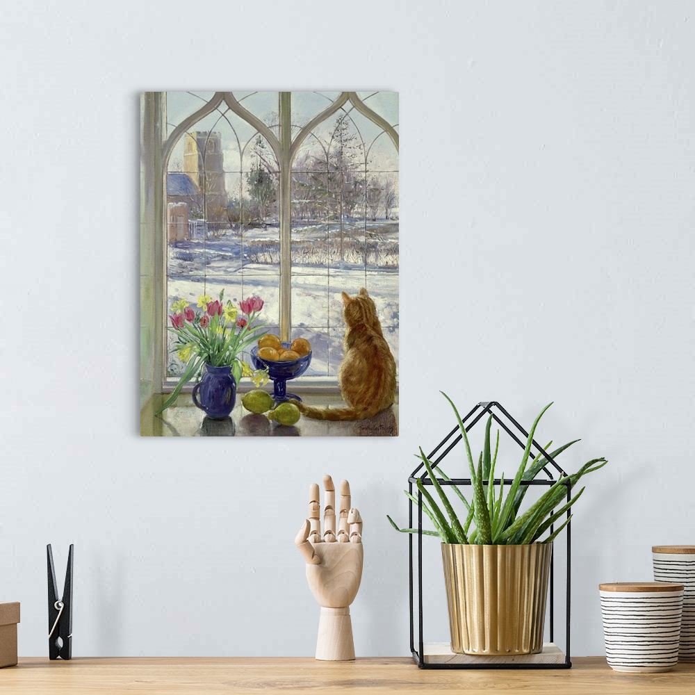 A bohemian room featuring Snow Shadows and Cat