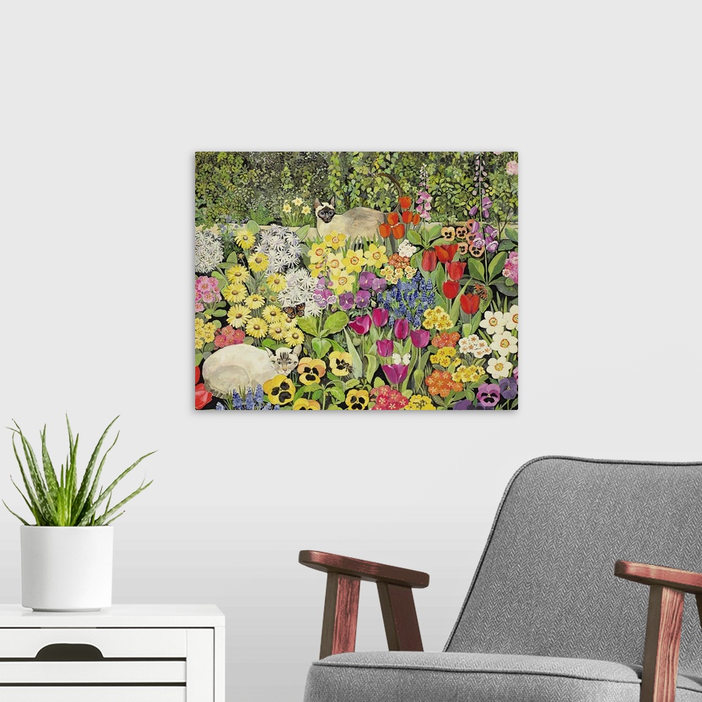 A modern room featuring Spring Cats