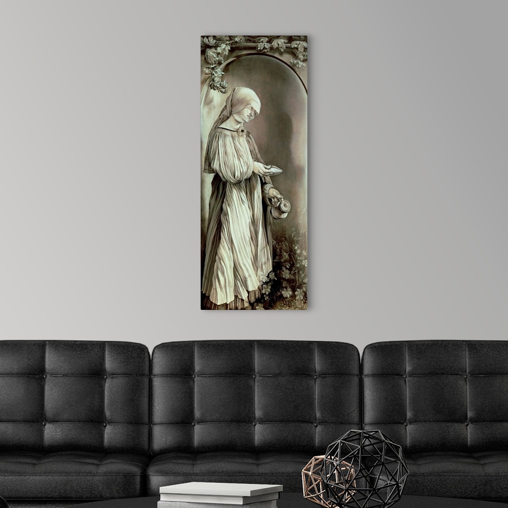 A modern room featuring St. Elizabeth of Hungary (1207-31) 1509