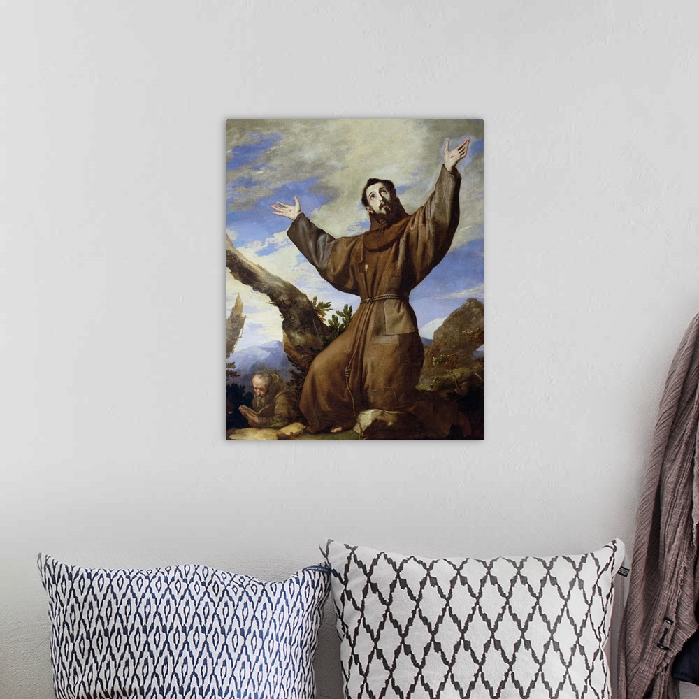A bohemian room featuring St. Francis of Assisi (c.1182-1220) 1642