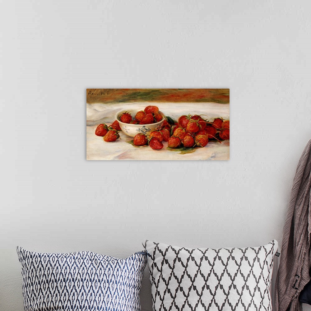 A bohemian room featuring Strawberries