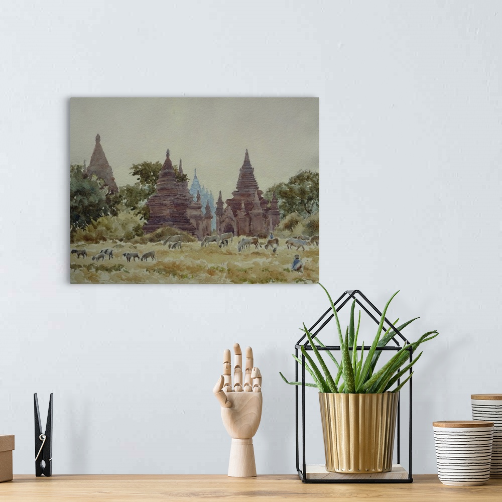 A bohemian room featuring Thatbyinnyu, Bagan