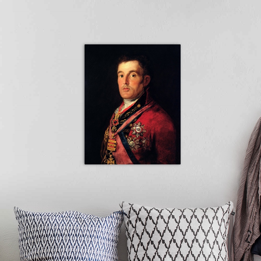 A bohemian room featuring The Duke of Wellington (1769-1852) 1812-14