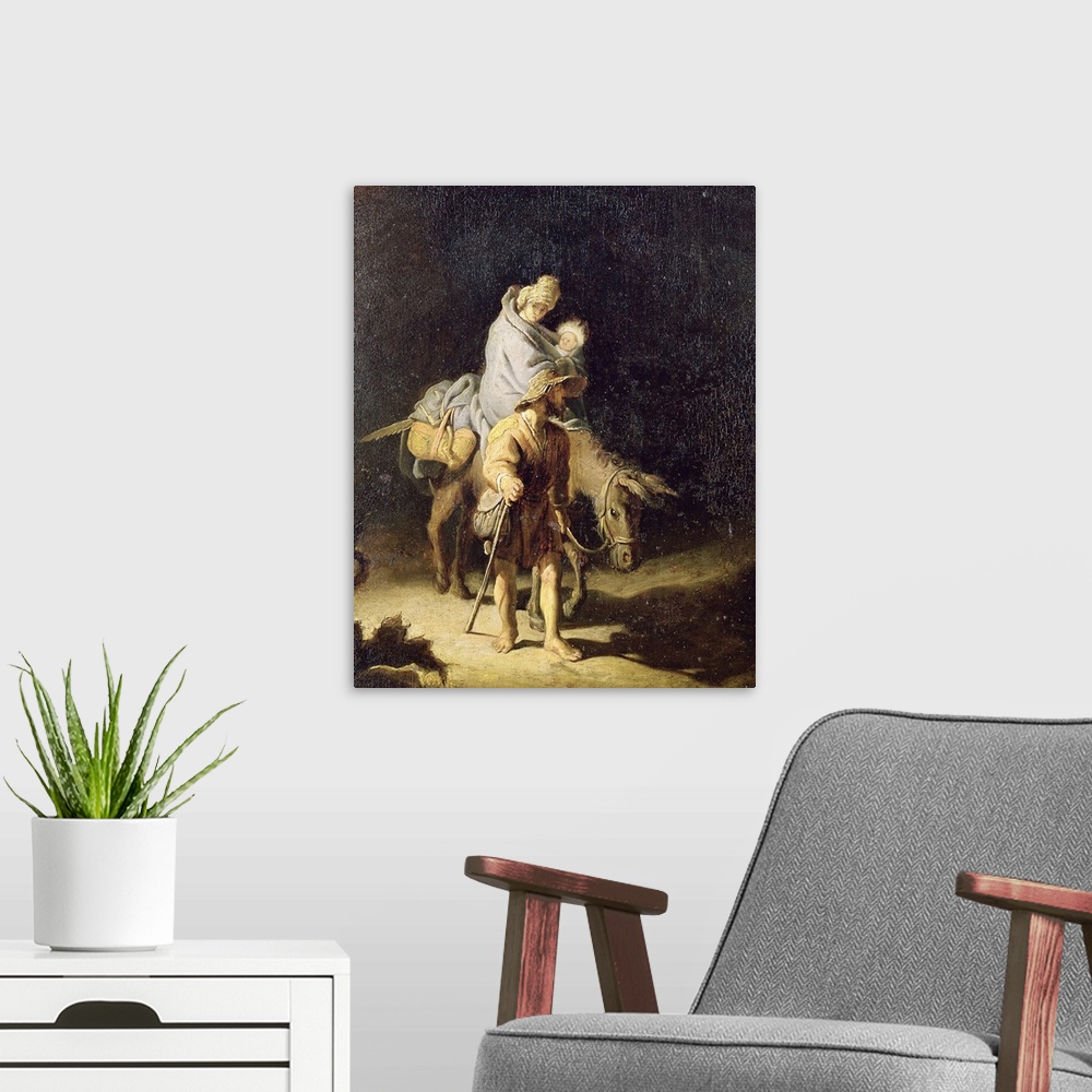 A modern room featuring it has also been attributed to Rembrandt van Rijn;