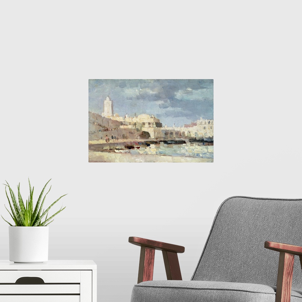 A modern room featuring Le Port d'Alger;