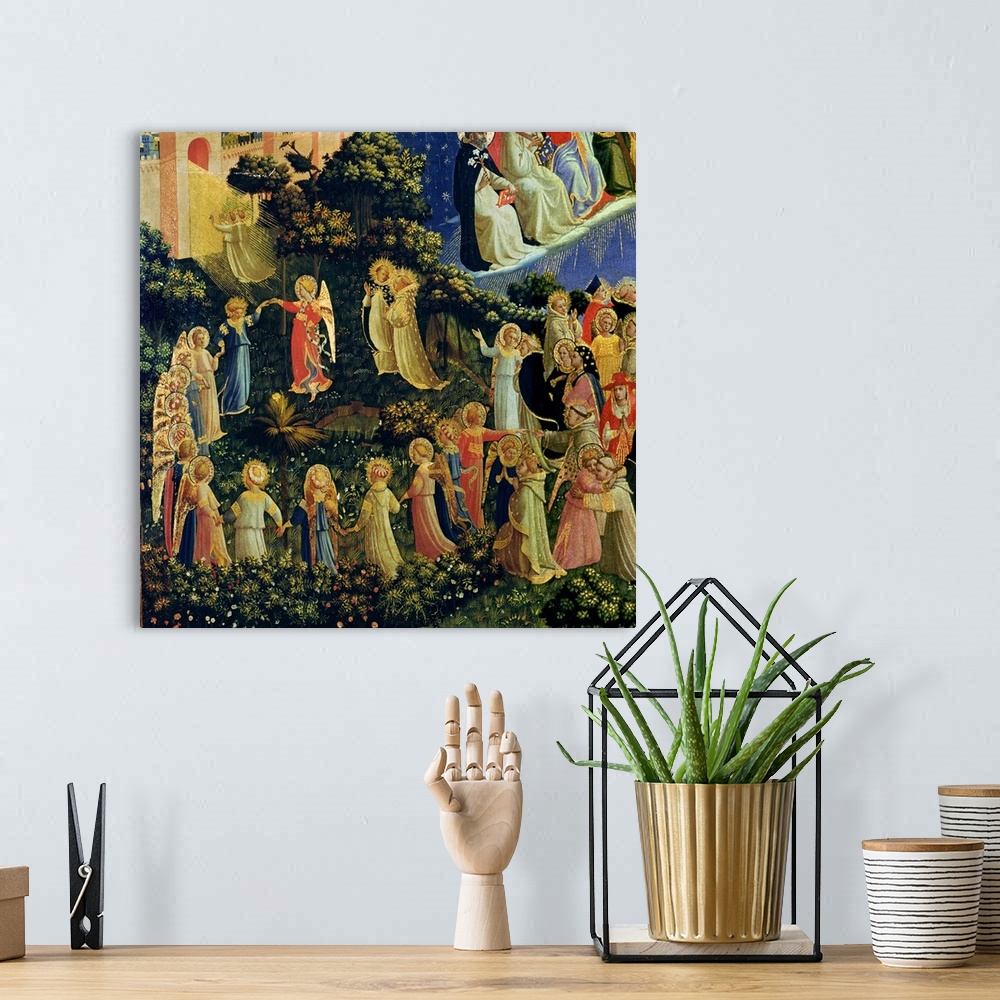 A bohemian room featuring The Last Judgement