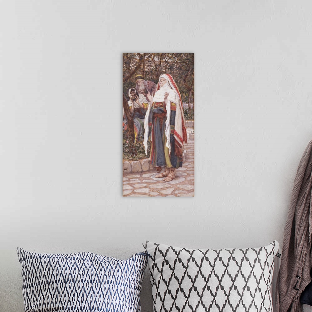 A bohemian room featuring Canticle or song of Mary;