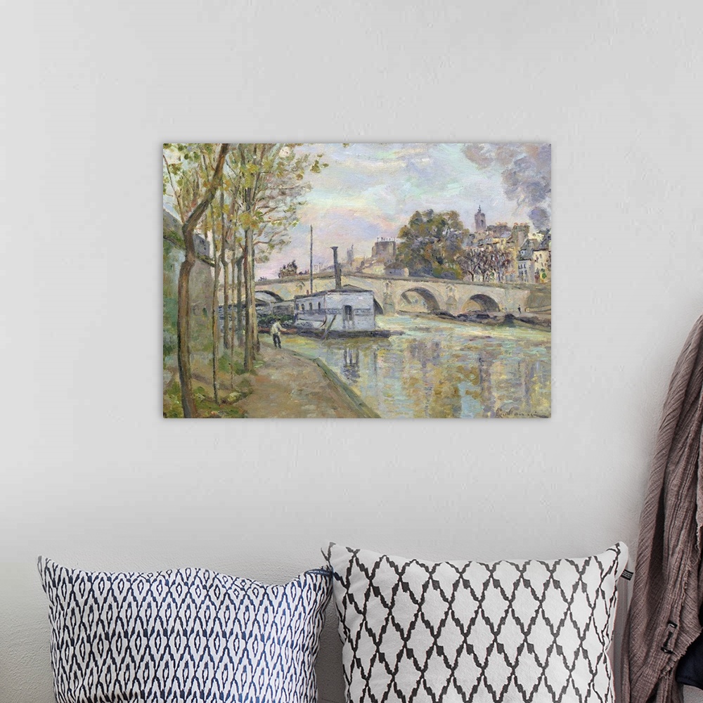 A bohemian room featuring The Seine in Paris
