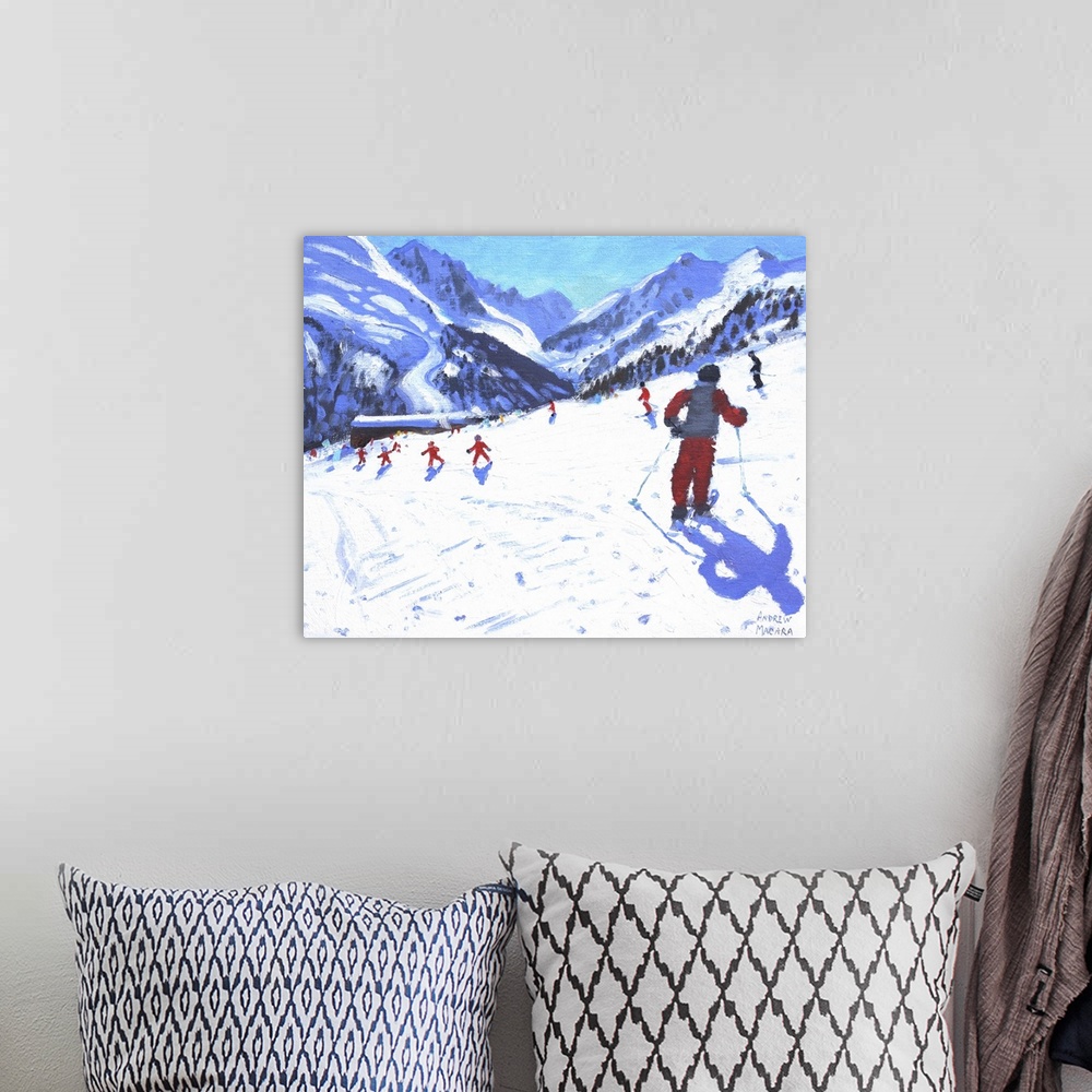 A bohemian room featuring The Ski Instructor