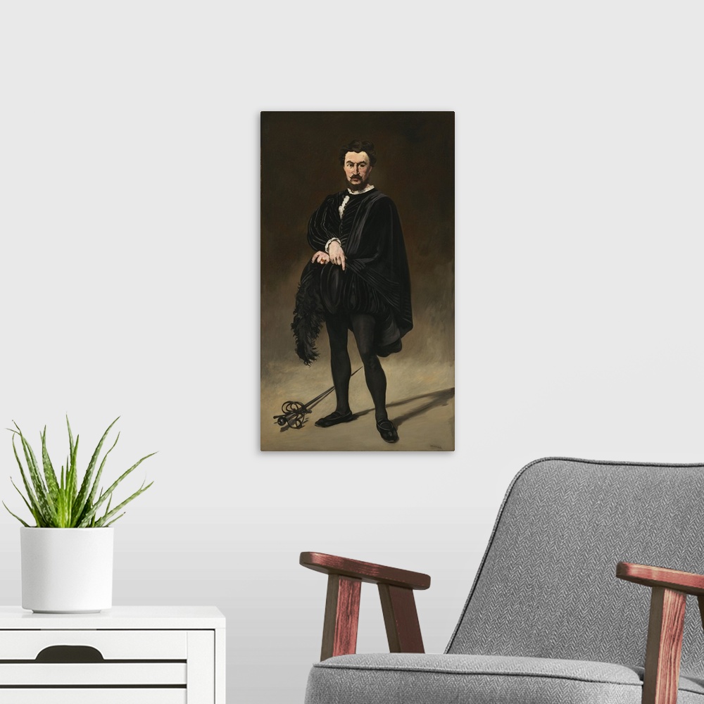 A modern room featuring The Tragedian Actor, 1866