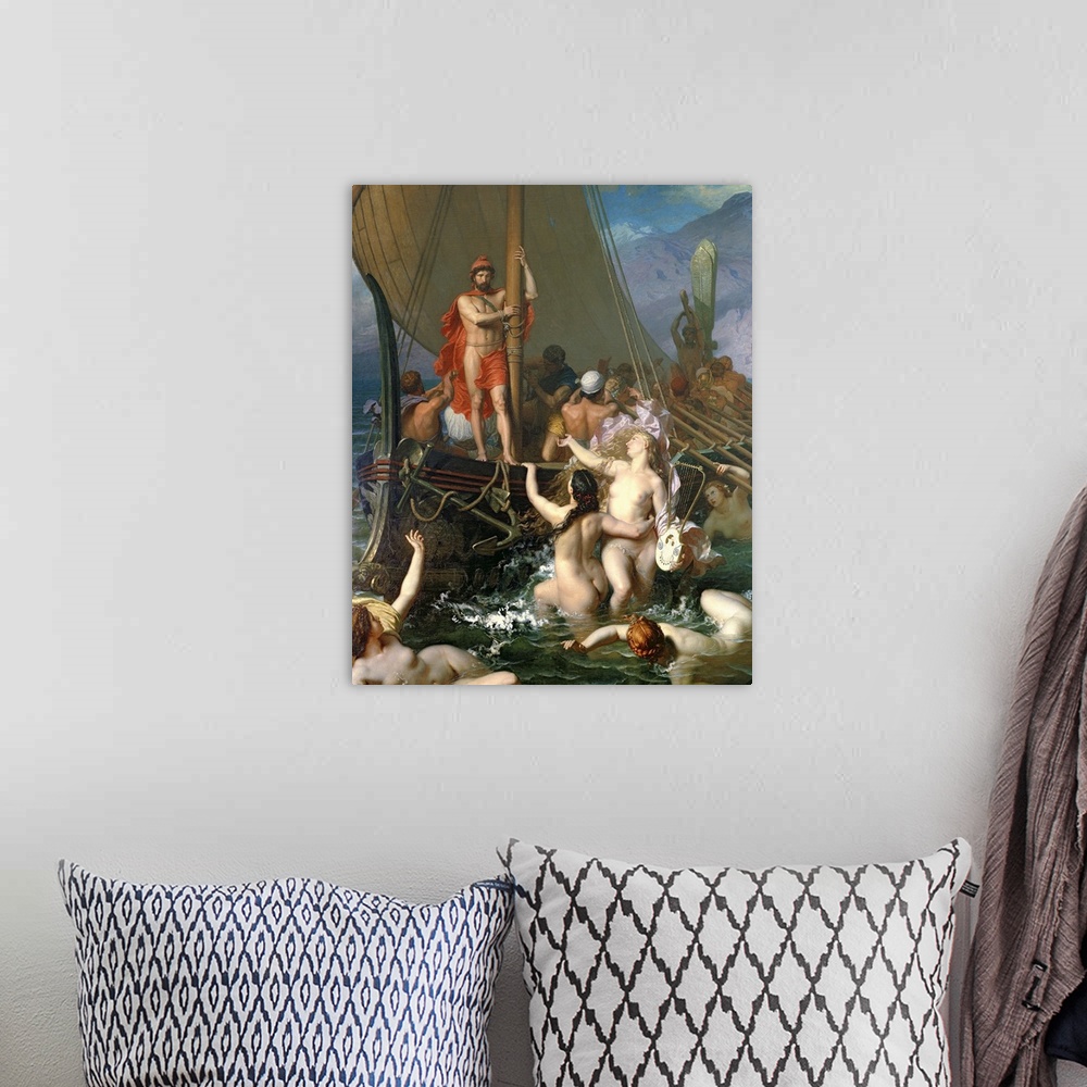 A bohemian room featuring Ulysses and the Sirens