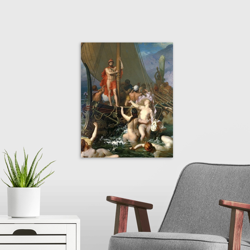 A modern room featuring Ulysses and the Sirens
