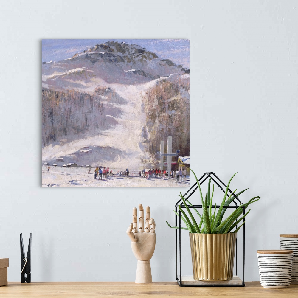 A bohemian room featuring Val d'Isere, Morning Light - First Lessons