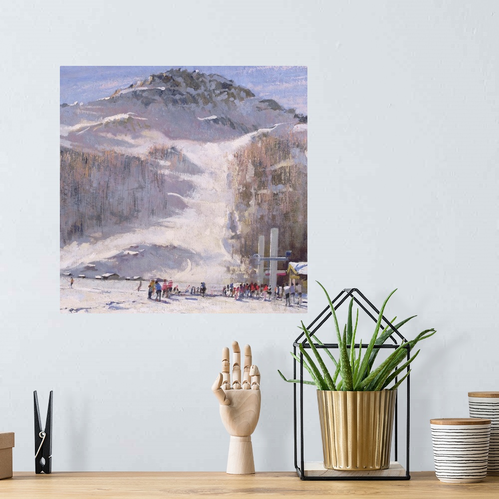 A bohemian room featuring Val d'Isere, Morning Light - First Lessons