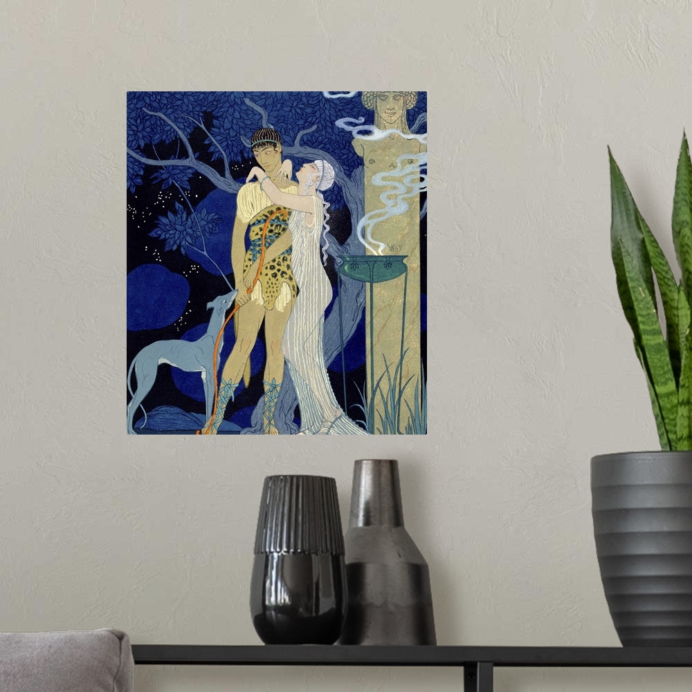 A modern room featuring Venus and Adonis