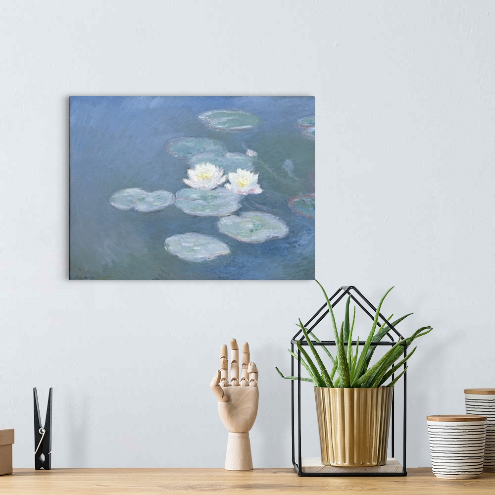 A bohemian room featuring Waterlilies, Evening