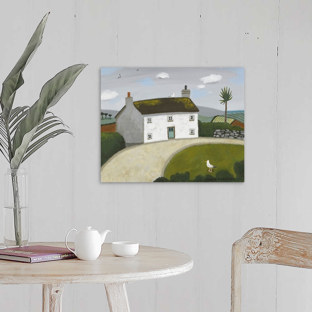 A farmhouse room featuring White House, Palm And Gull