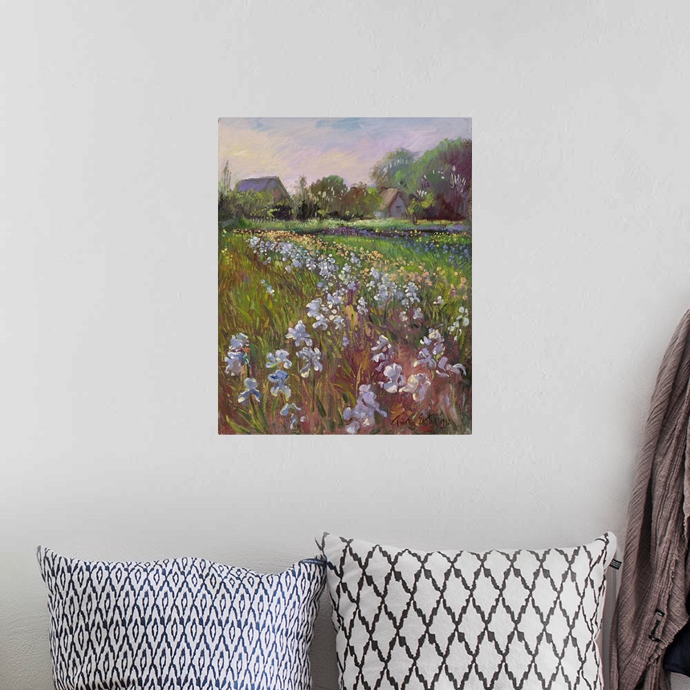 A bohemian room featuring White Irises and Farmstead