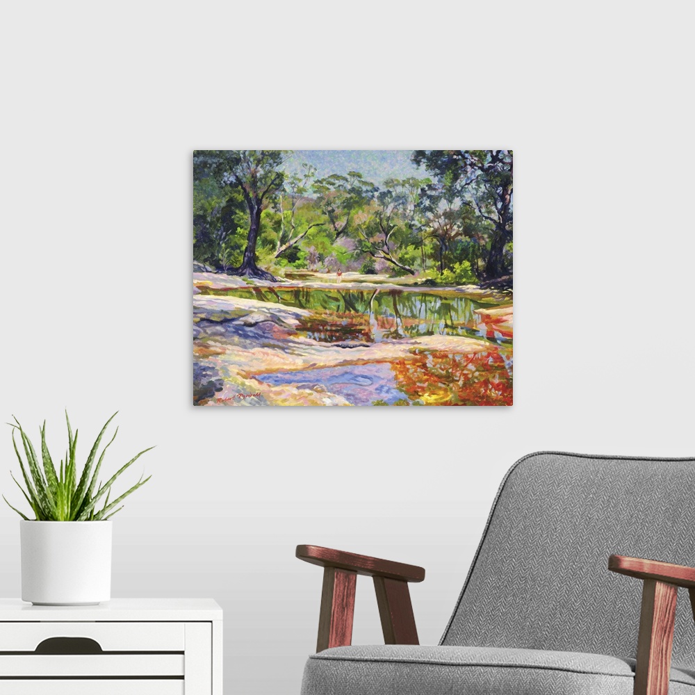 A modern room featuring Wirreanda Creek, New South Wales, Australia