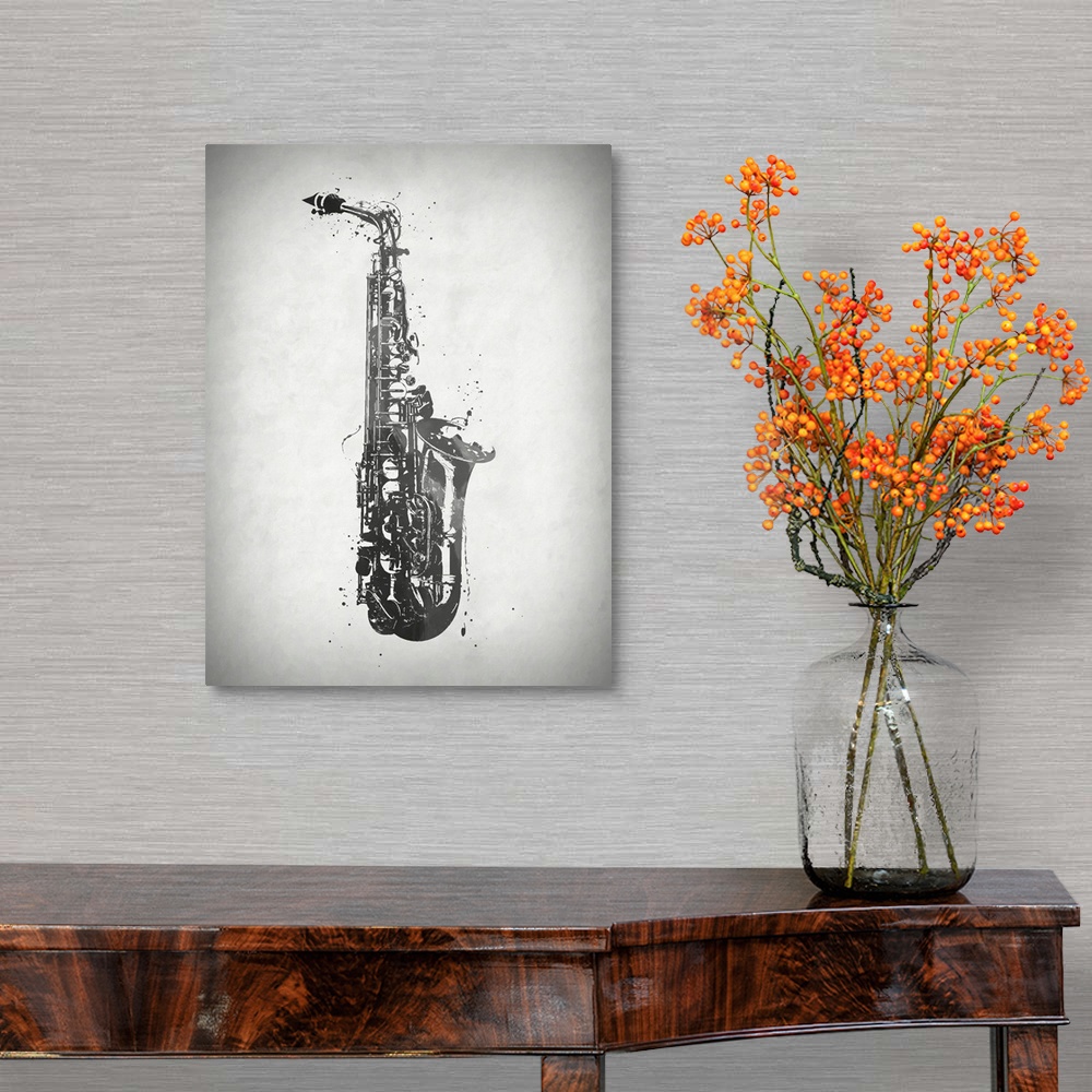 A traditional room featuring Black And White Sax