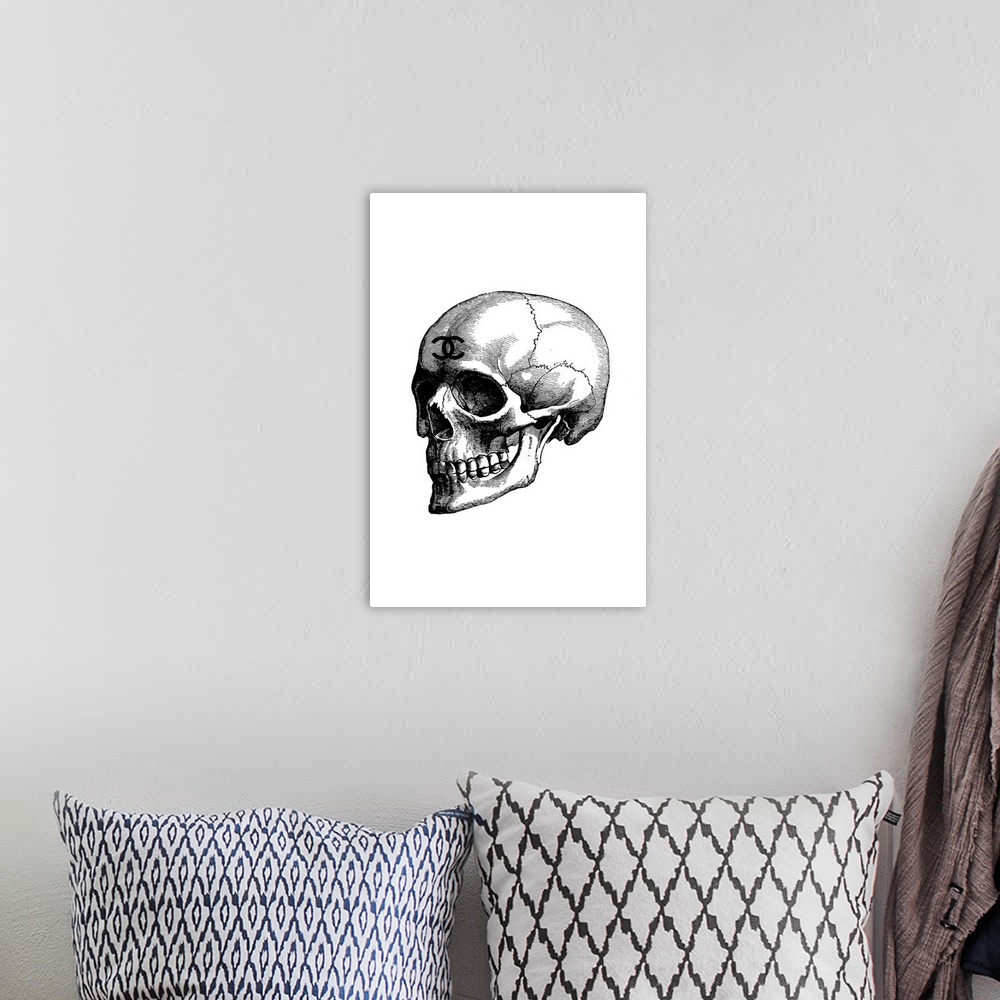 A bohemian room featuring Black Skull