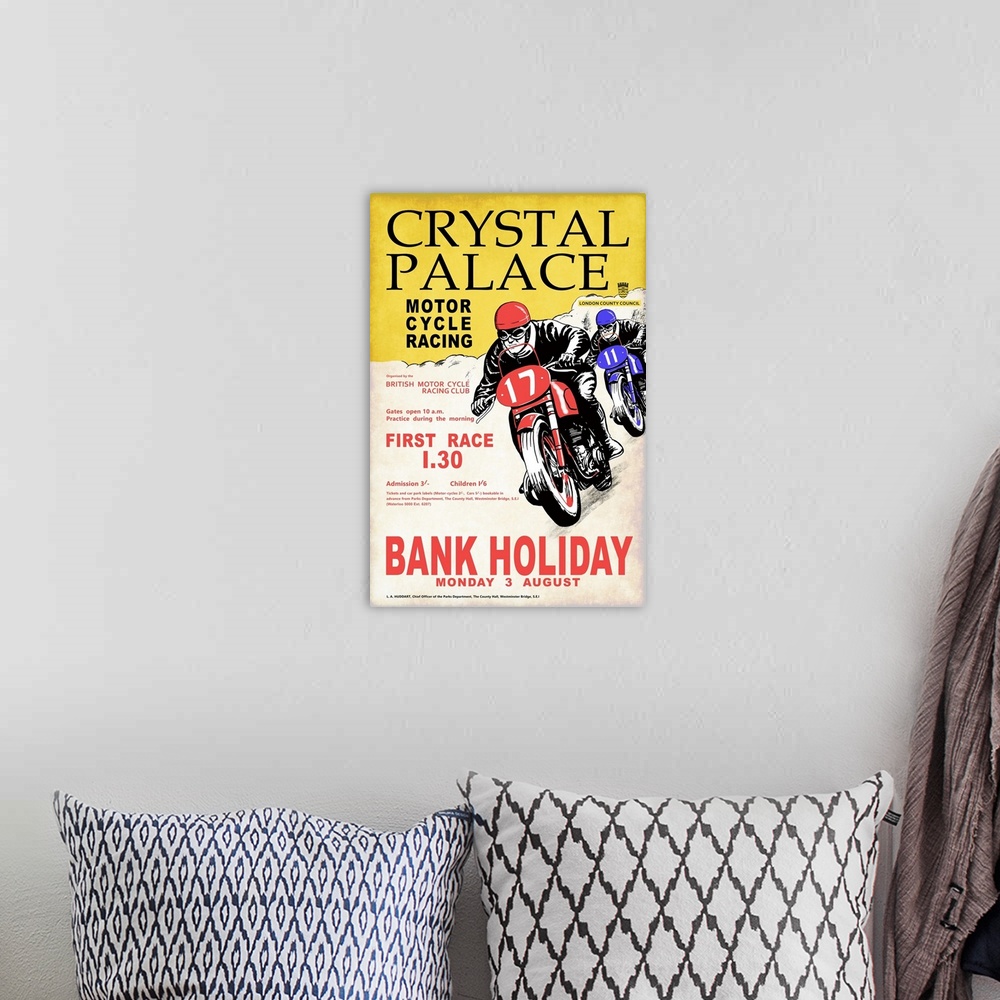 A bohemian room featuring Crystal Palace Racing I