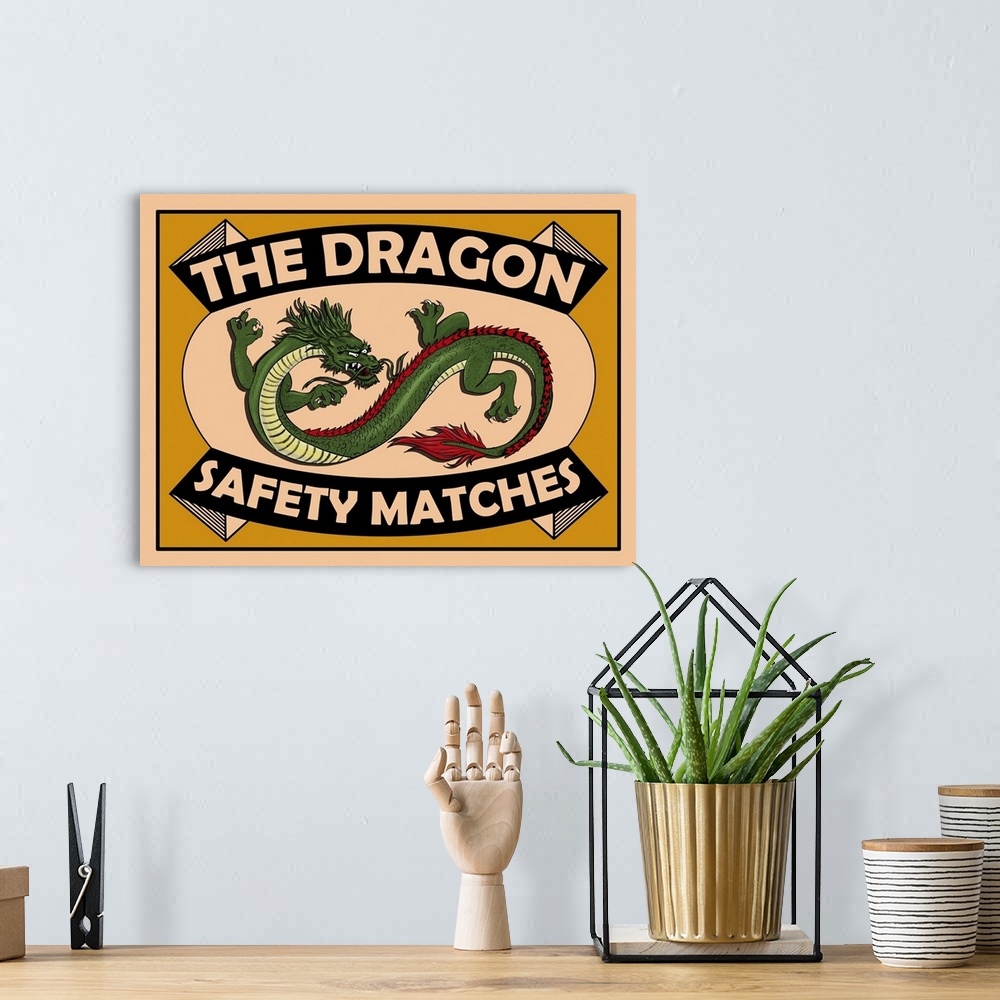 A bohemian room featuring Dragon Safety Matches