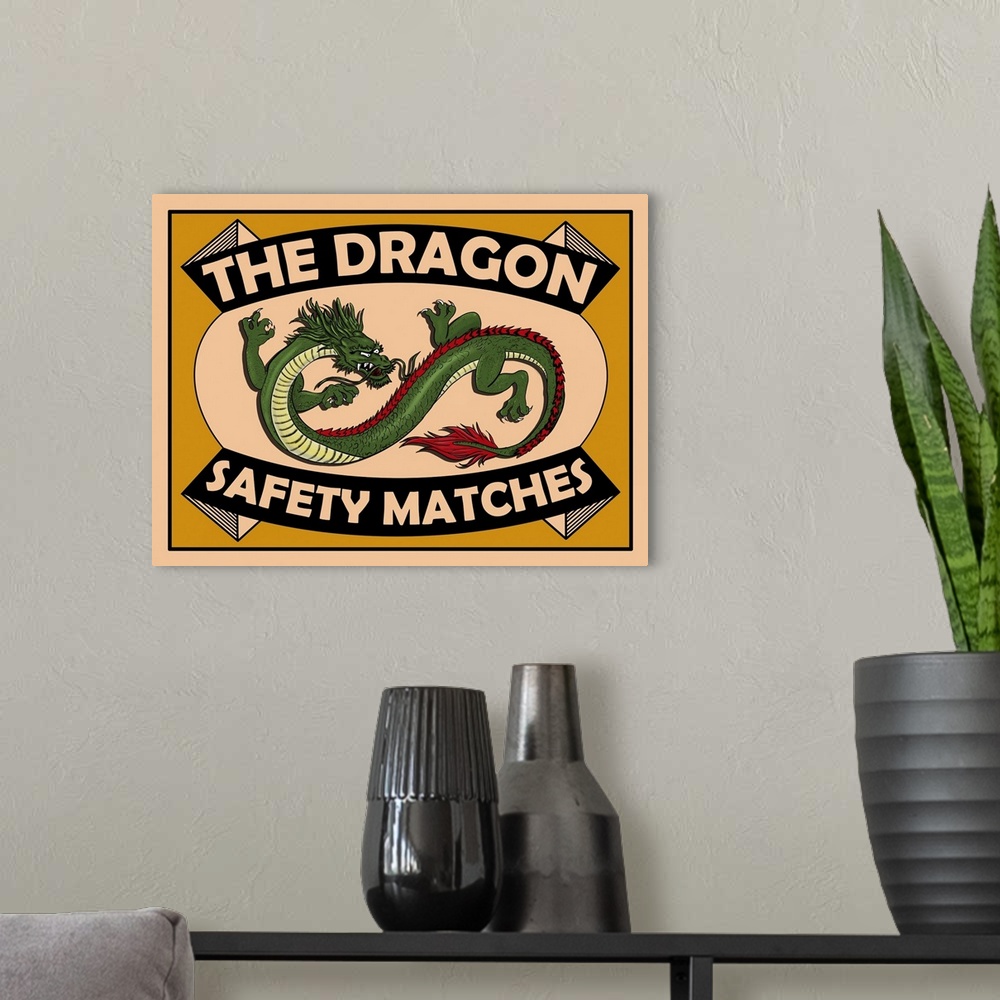 A modern room featuring Dragon Safety Matches