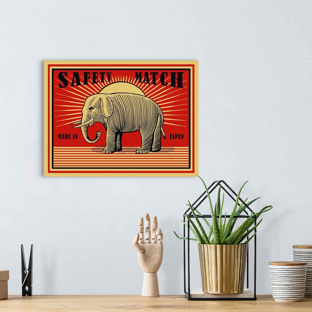 A bohemian room featuring Elephant Matches