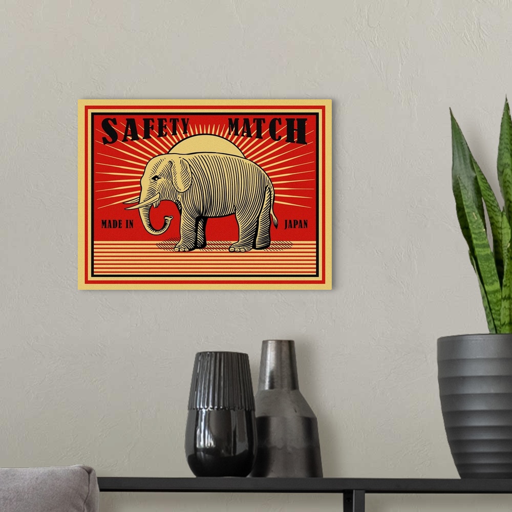 A modern room featuring Elephant Matches